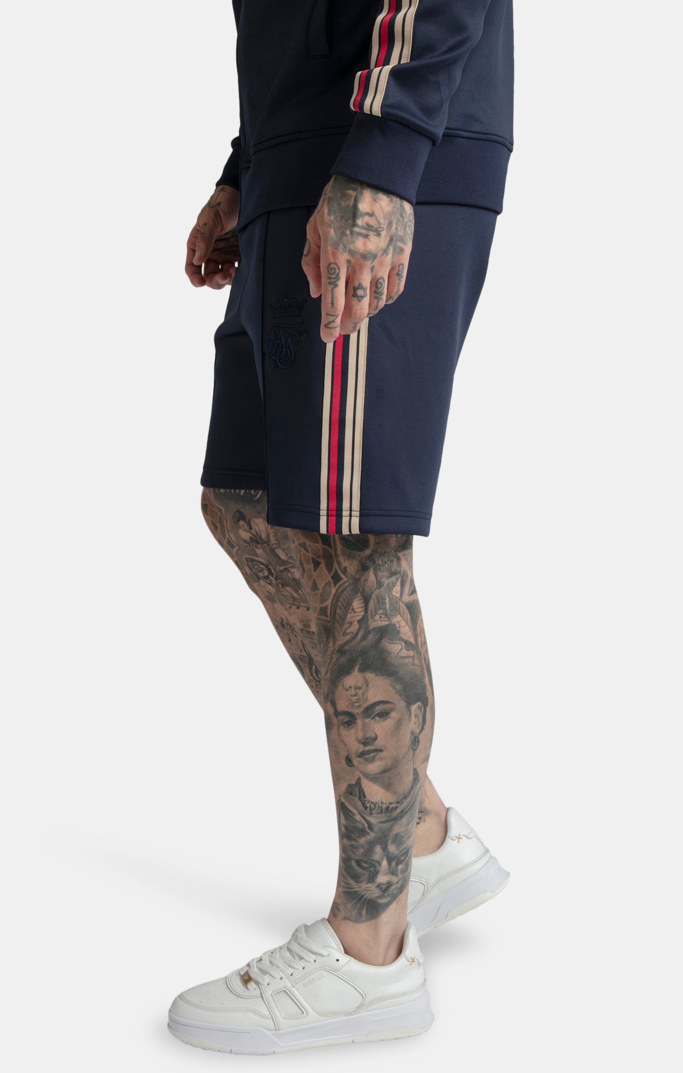 Load image into Gallery viewer, Messi x SikSilk Navy Loose Fit Short (1)