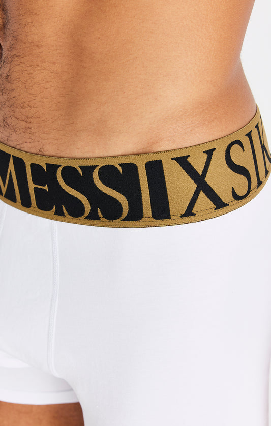 Black, White And Grey Marl Messi x SikSilk 3 Pack Boxers