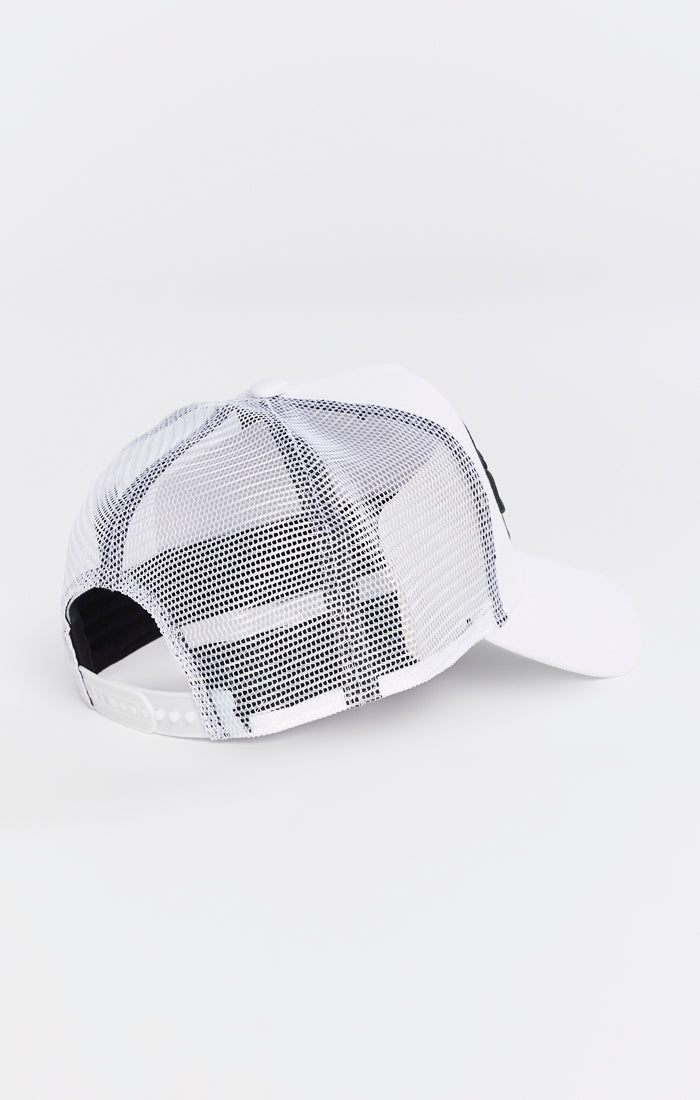 Load image into Gallery viewer, White Volt Patch Mesh Trucker Cap (2)