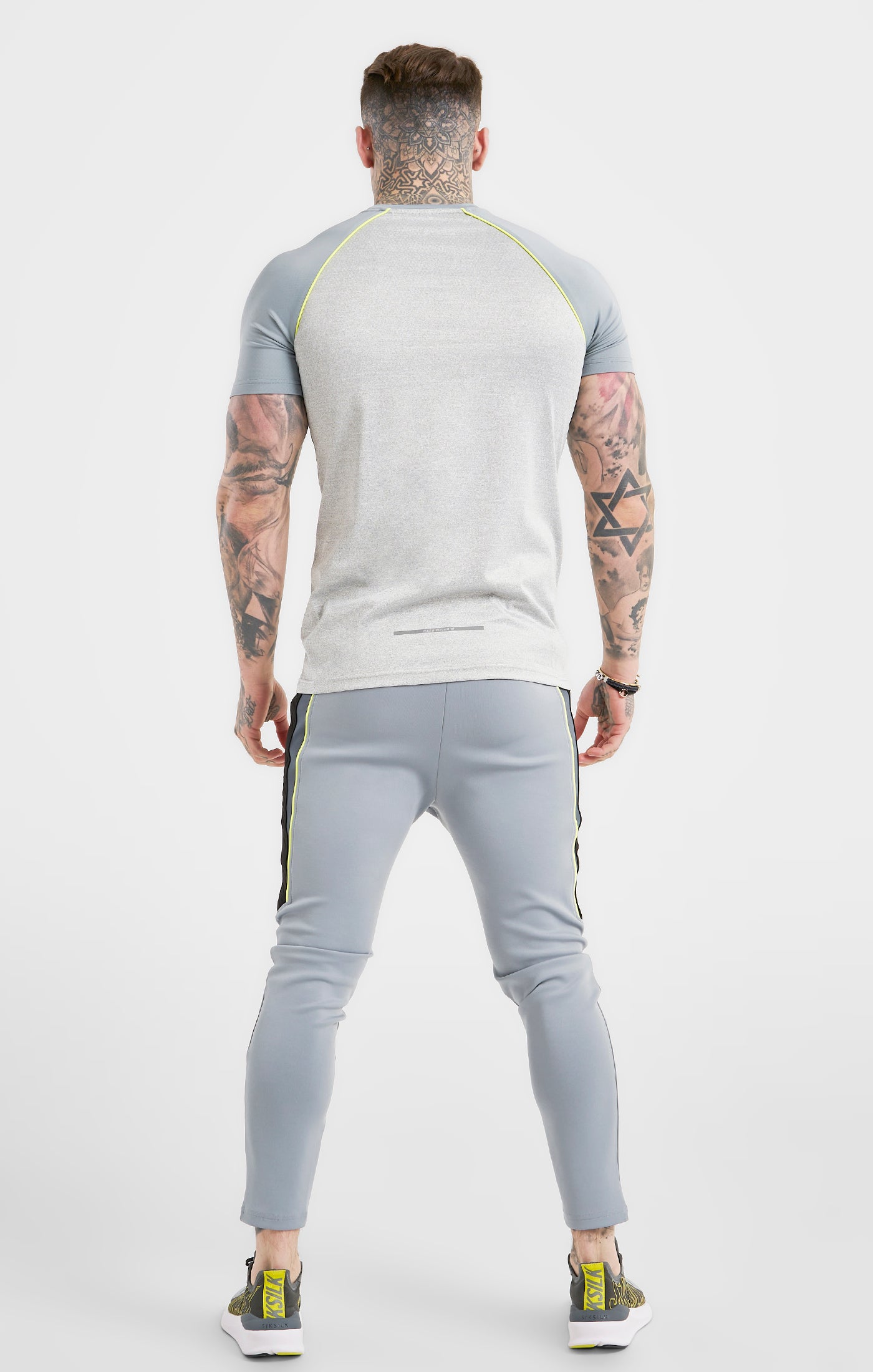Load image into Gallery viewer, Grey Sports Poly Raglan T-Shirt (4)