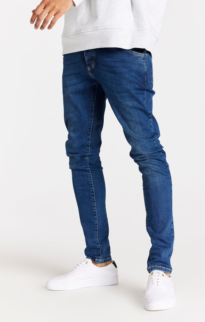 Load image into Gallery viewer, Blue Slim Fit Jean