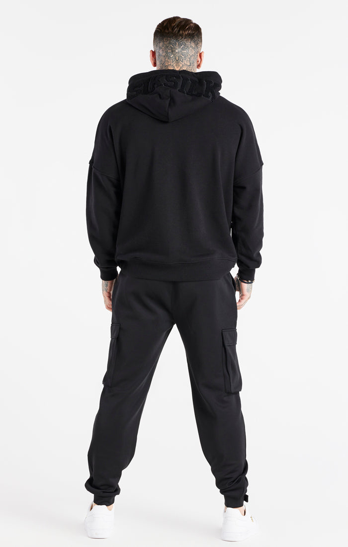 Load image into Gallery viewer, Black Space Jam x SikSilk Elasticated Cargo Pant (6)