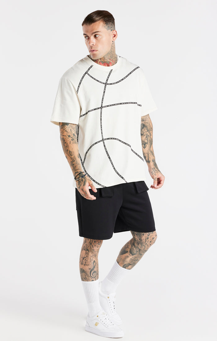 Load image into Gallery viewer, Ecru Space Jam x SikSilk Basketball T-Shirt (5)