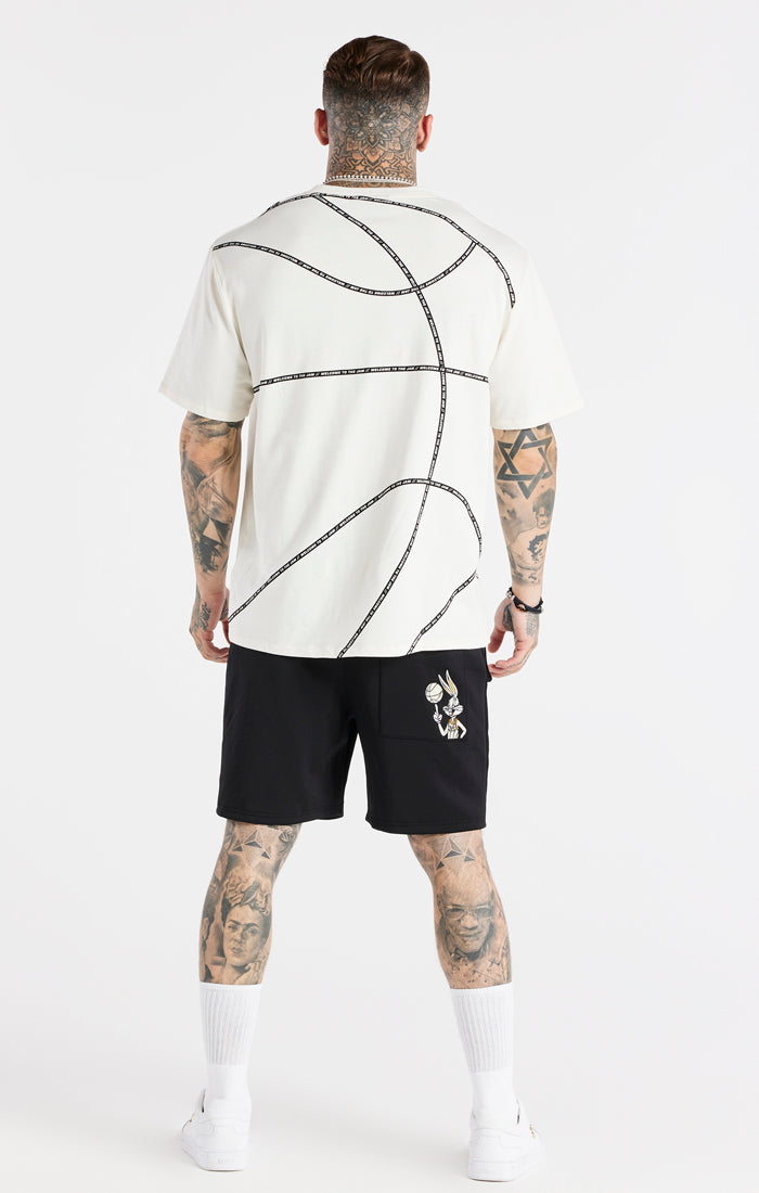 Load image into Gallery viewer, Ecru Space Jam x SikSilk Basketball T-Shirt (4)