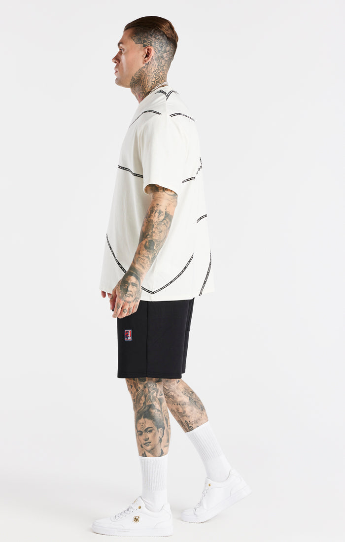 Load image into Gallery viewer, Ecru Space Jam x SikSilk Basketball T-Shirt (3)