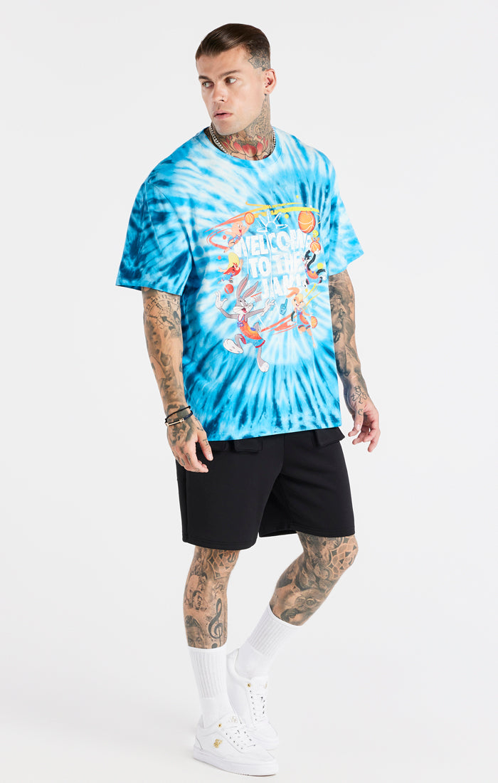 Load image into Gallery viewer, Blue Space Jam x SikSilk Graphic T-Shirt (5)