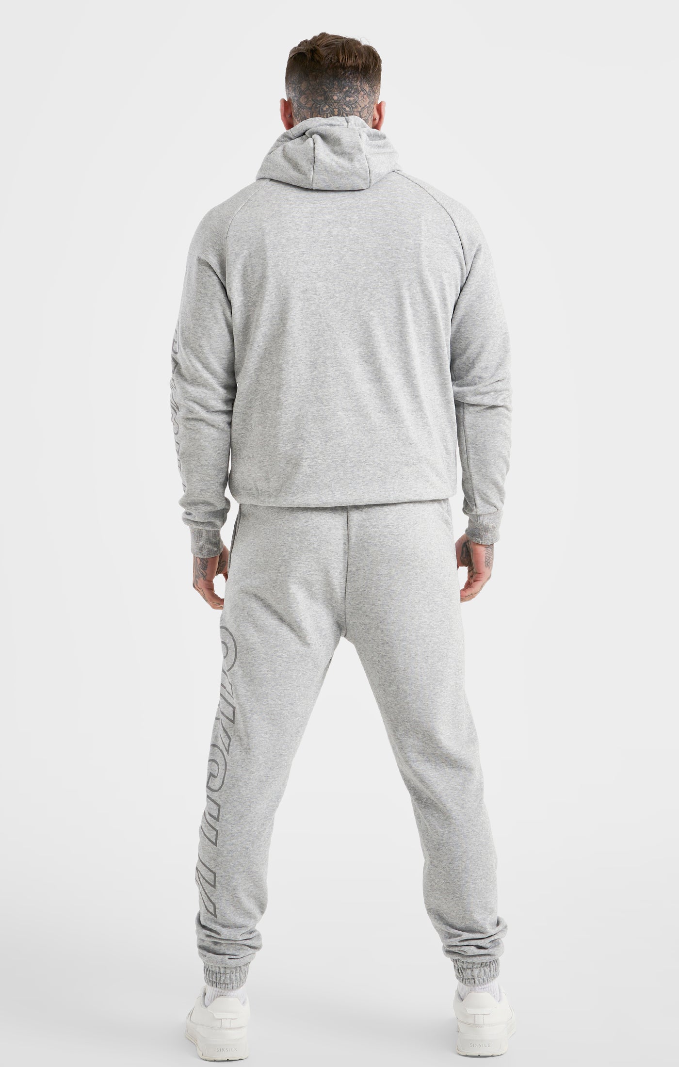 Load image into Gallery viewer, Grey Marl Sports Hoodie (4)