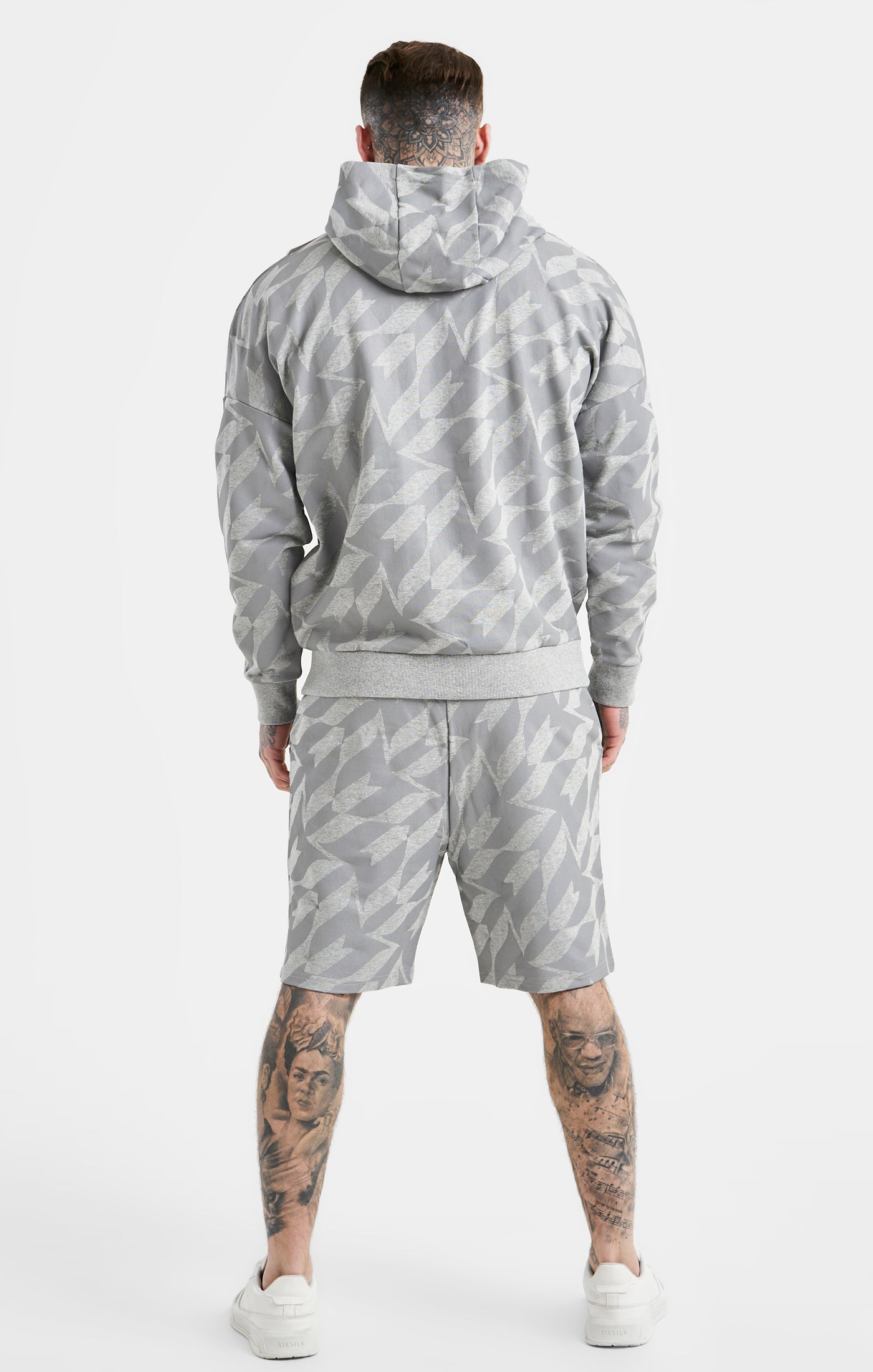 Load image into Gallery viewer, Messi x SikSilk Silver Print Hoodie (4)