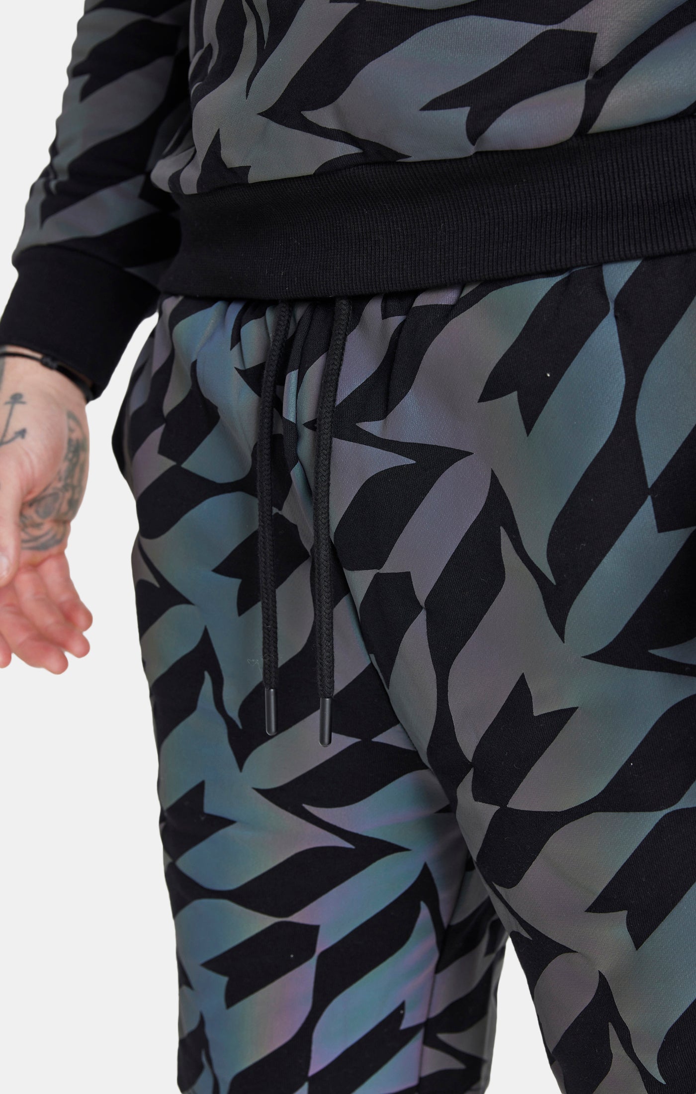 Load image into Gallery viewer, Messi x SikSilk Black Iridescent Short (2)