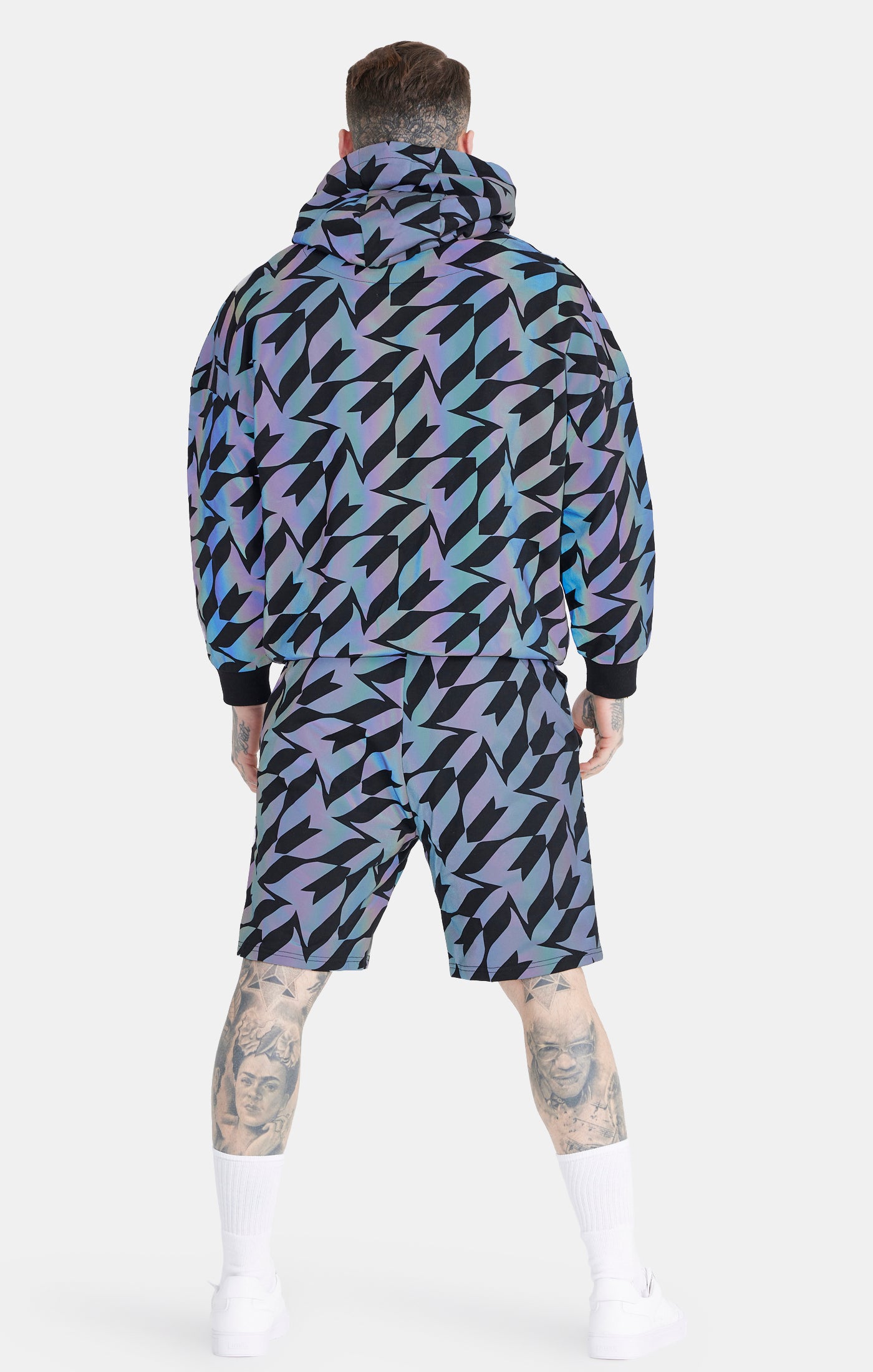 Load image into Gallery viewer, Messi x SikSilk Black Iridescent Hoodie (4)