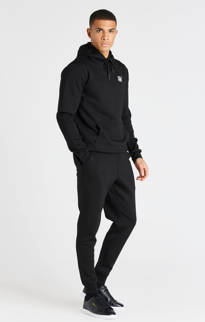 Load image into Gallery viewer, Black Overhead Poly Hoodie (3)