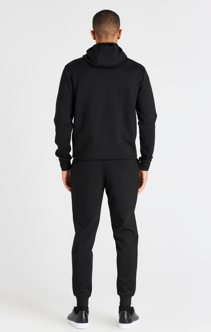 Load image into Gallery viewer, Black Overhead Poly Hoodie (4)
