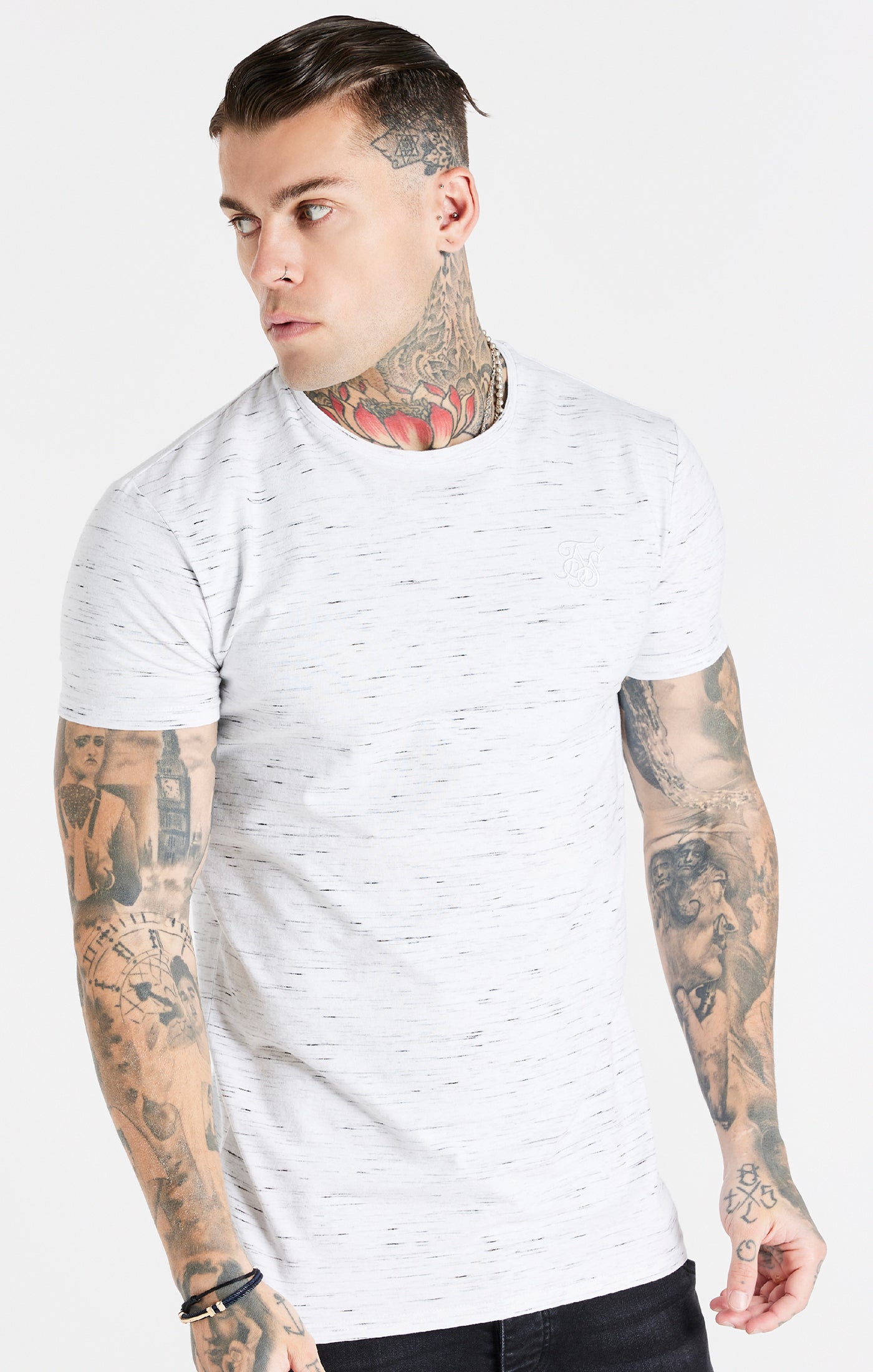 Load image into Gallery viewer, White Muscle Fit T-Shirt