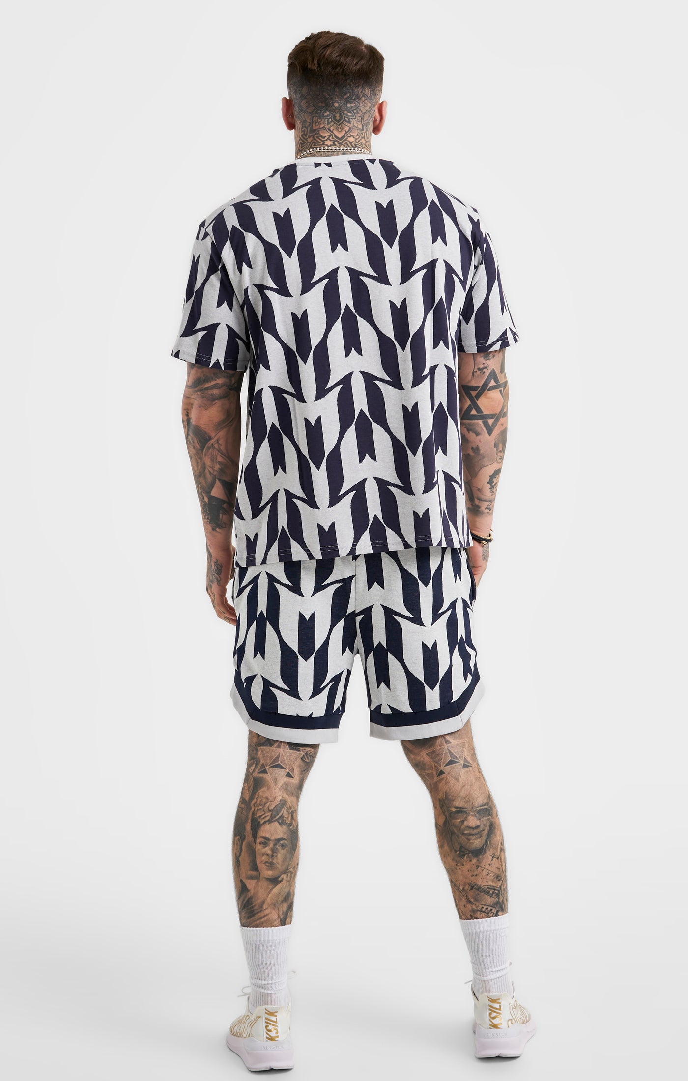 Load image into Gallery viewer, Messi x SikSilk Navy T-Shirt (4)