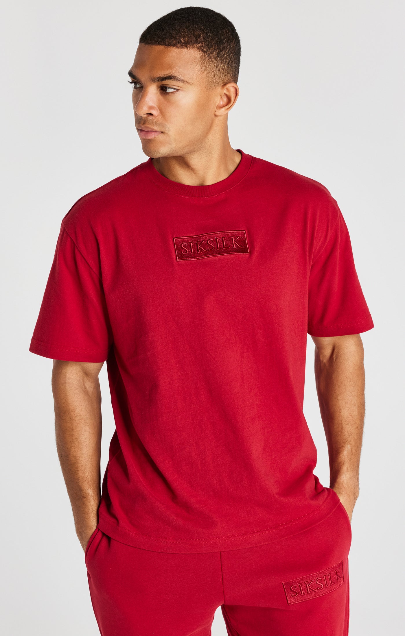 Load image into Gallery viewer, Red Oversized T-Shirt (1)