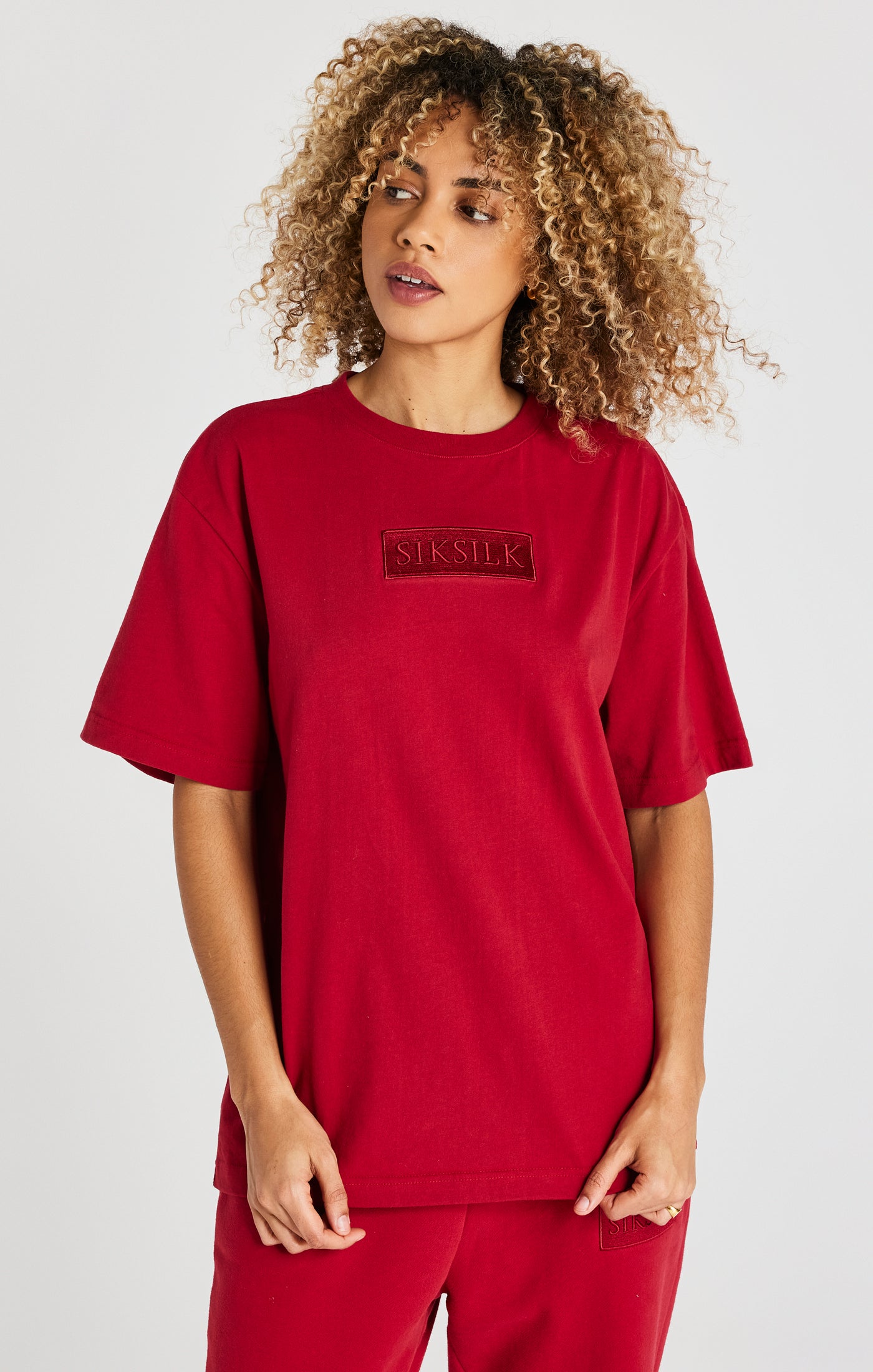 Load image into Gallery viewer, Red Oversized T-Shirt