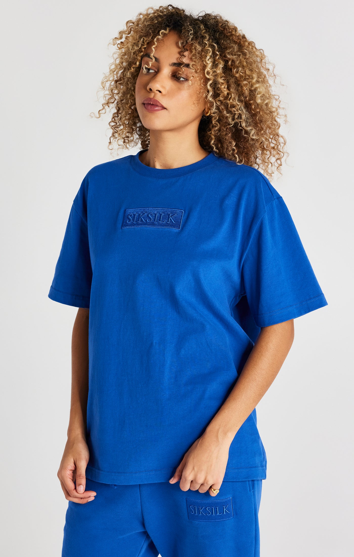 Load image into Gallery viewer, Blue Oversized T-Shirt (1)