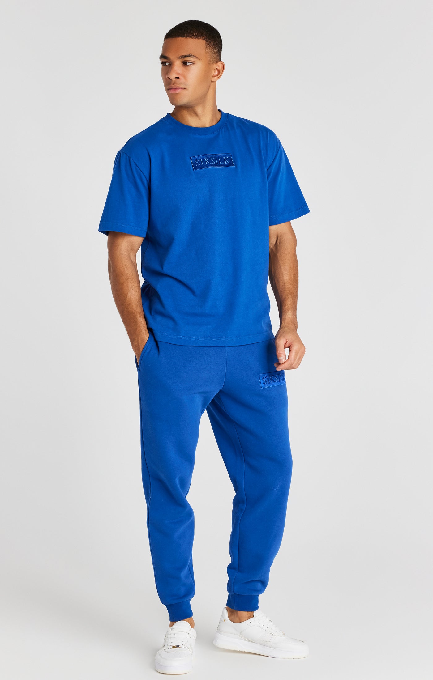 Load image into Gallery viewer, Blue Oversized T-Shirt (3)