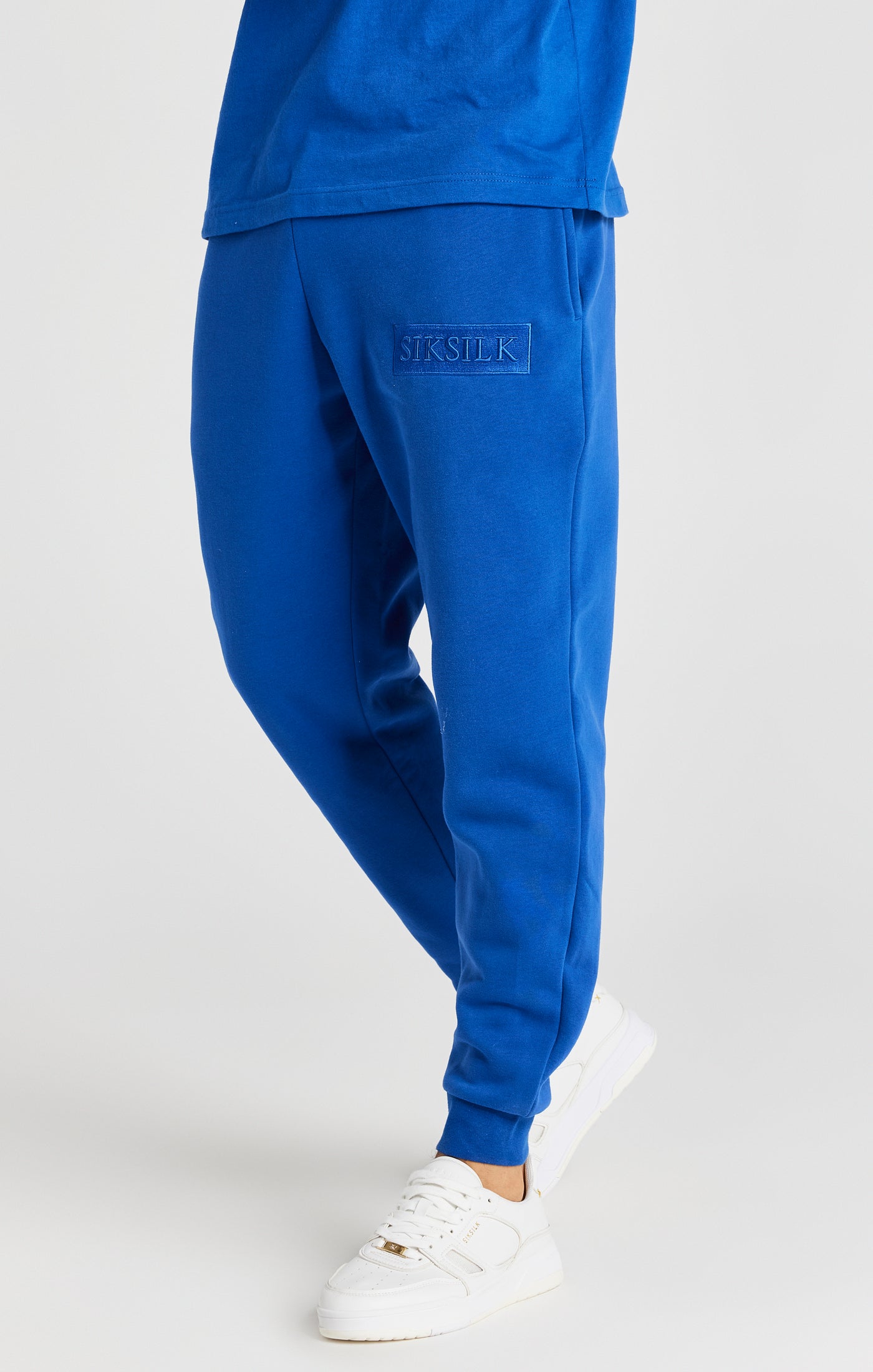 Load image into Gallery viewer, Blue Relaxed Fit Cuffed Jogger (1)
