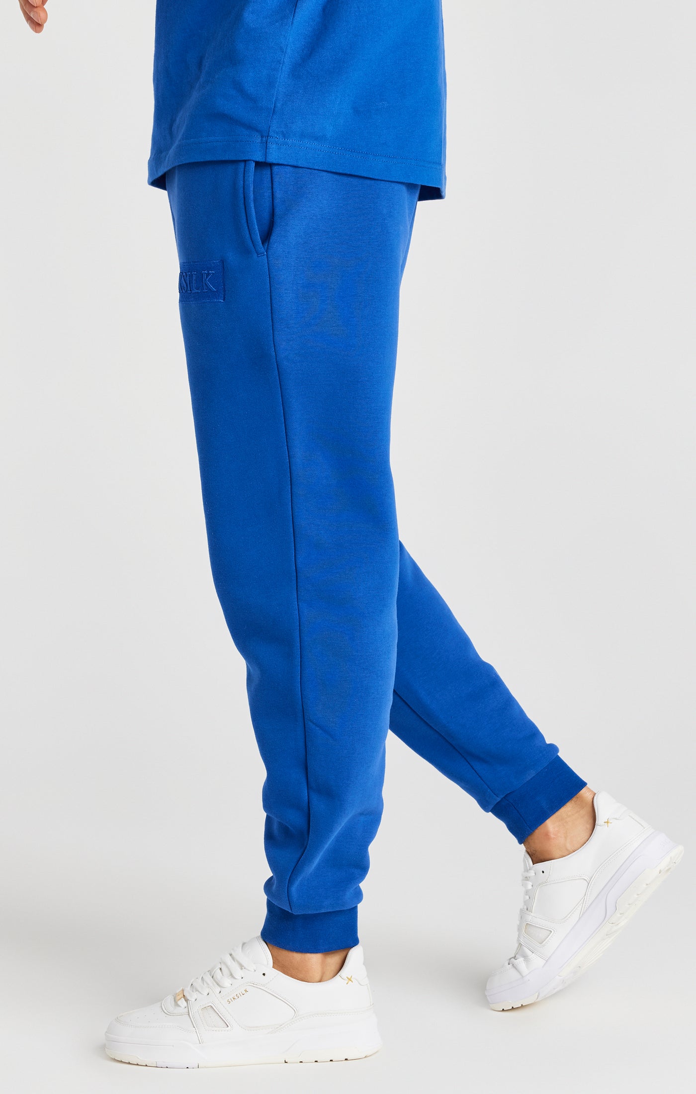 Load image into Gallery viewer, Blue Relaxed Fit Cuffed Jogger (2)