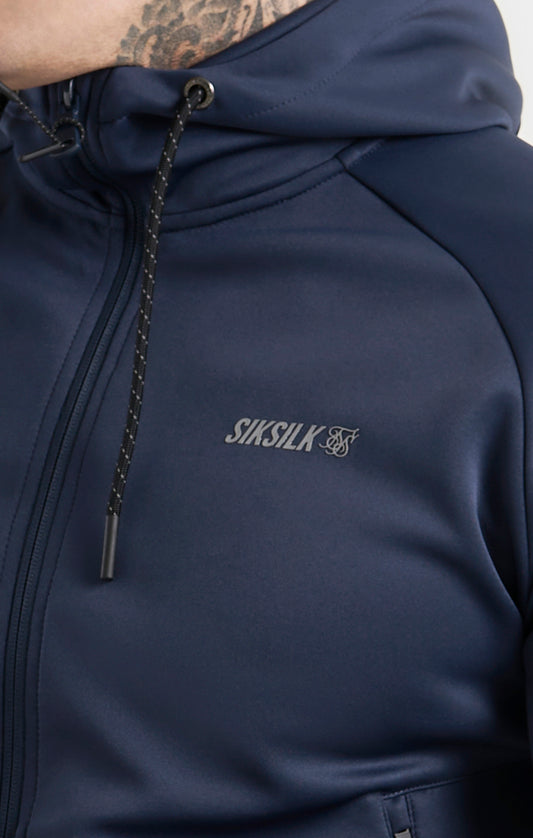 Grey Sports Zip Through Jacket