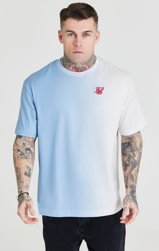Blue Fade Oversized T-Shirt
