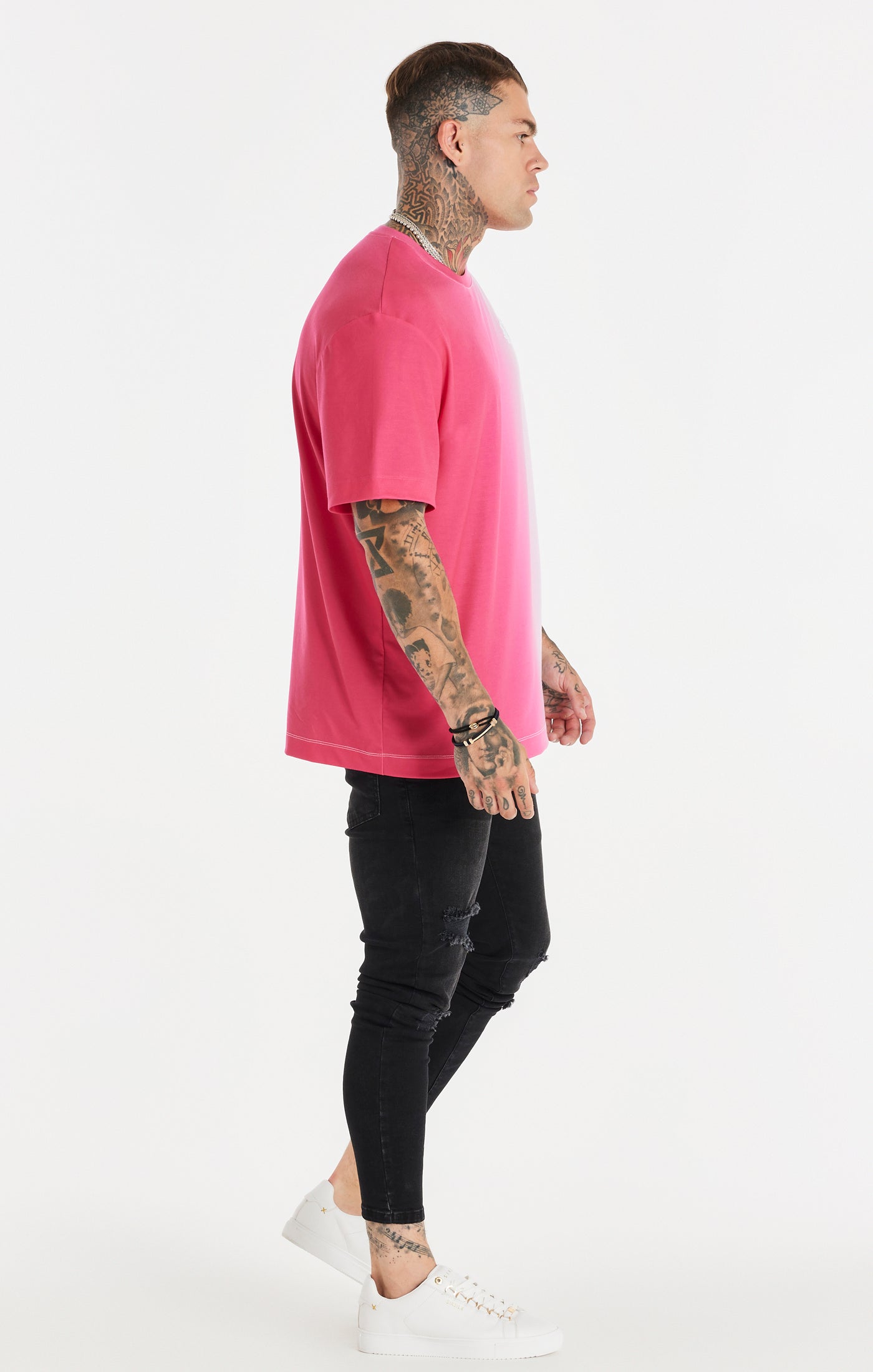 Load image into Gallery viewer, Pink Fade Oversized T-Shirt (3)