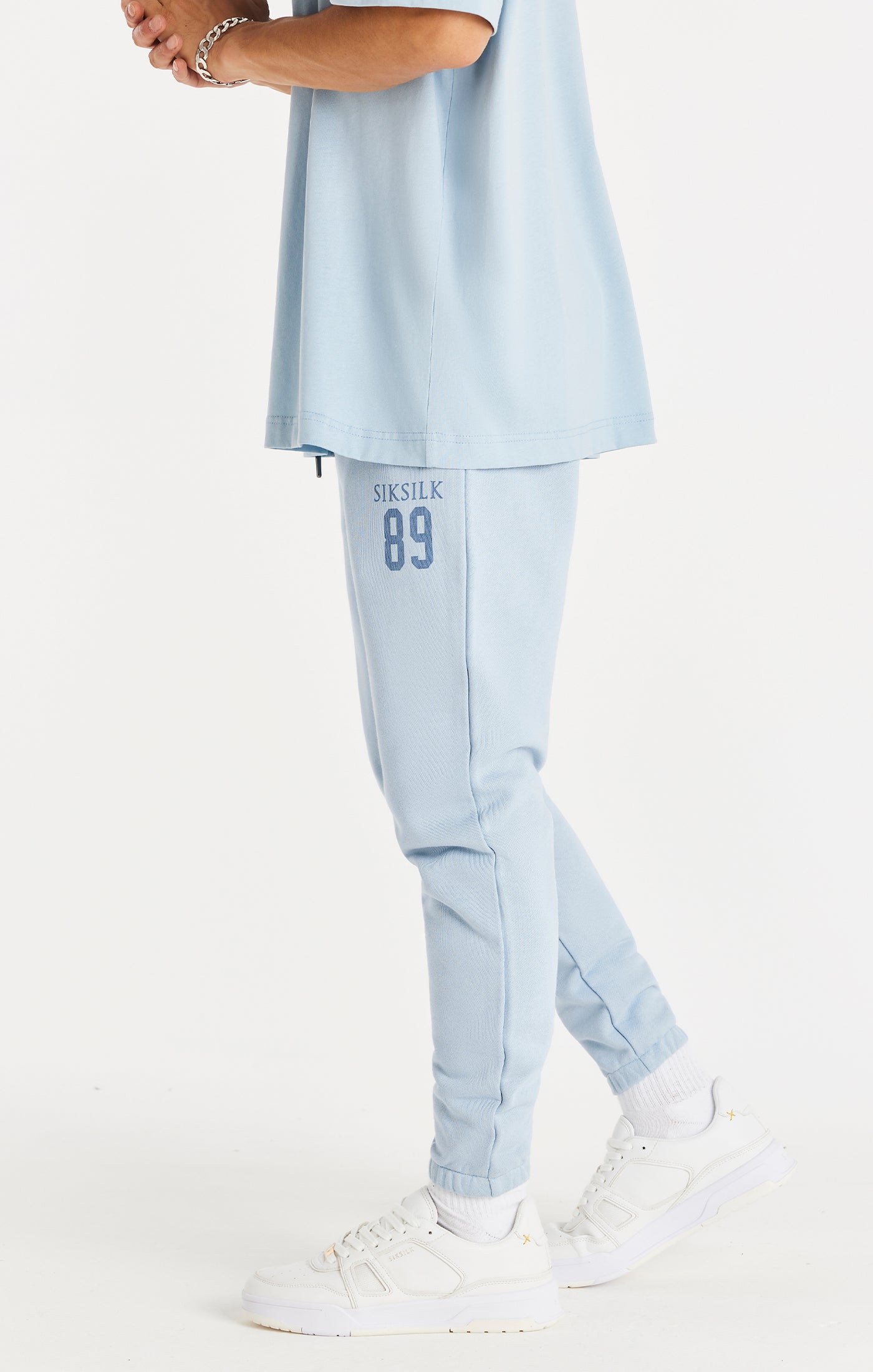 Load image into Gallery viewer, Blue Relaxed Fit Cuff Jogger (1)