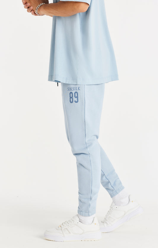 Blue Relaxed Fit Cuff Jogger
