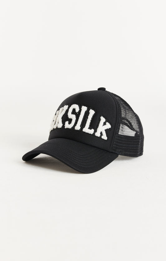 SikSilk Retro Foam Mesh Trucker - Black