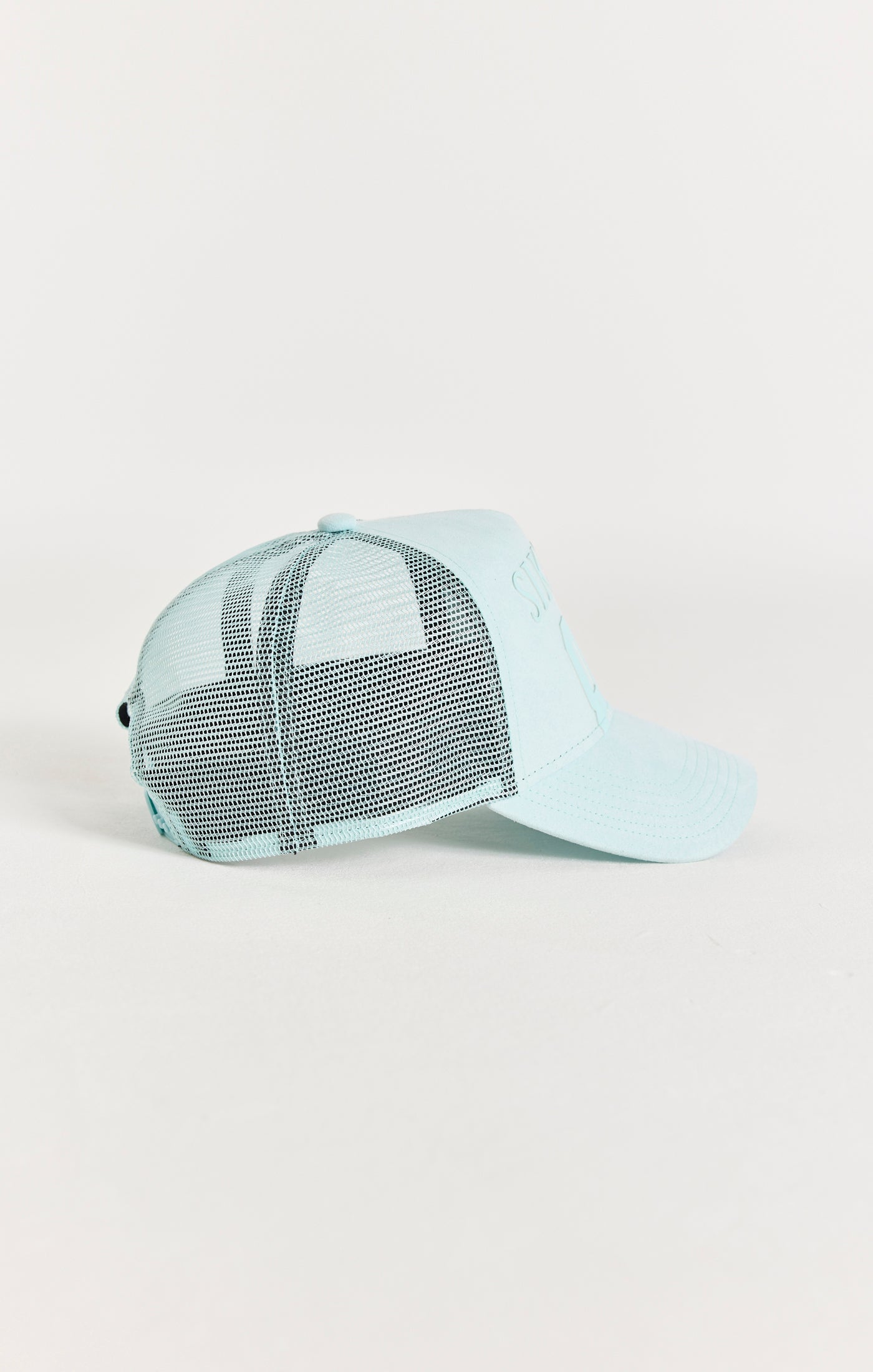 Load image into Gallery viewer, Green Sueded Mesh 89 Trucker Cap (2)