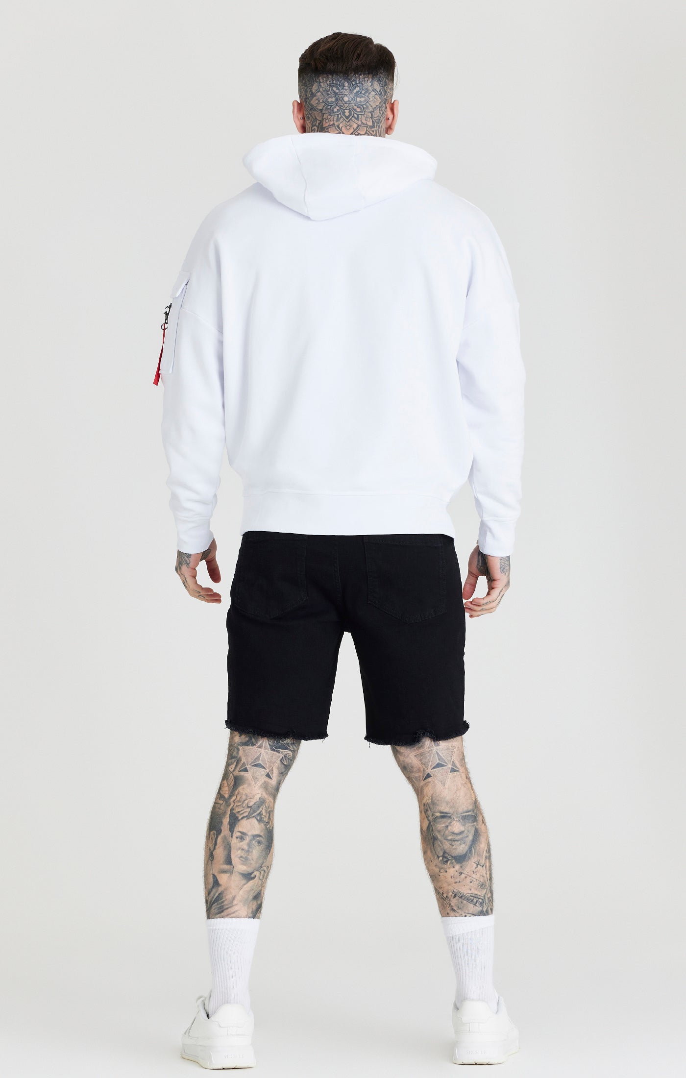 Load image into Gallery viewer, White Overhead Flight Hoodie (3)