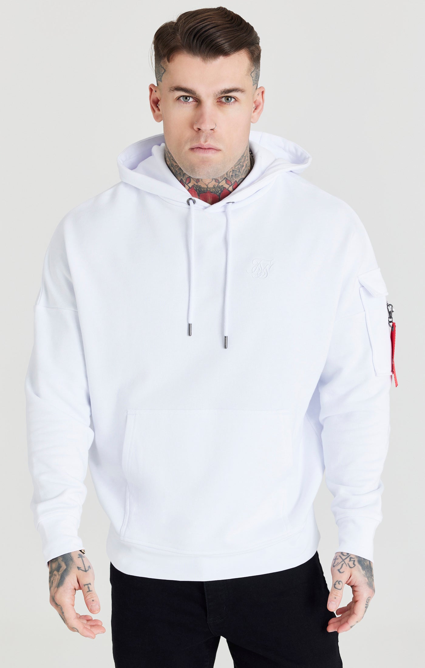 Load image into Gallery viewer, White Overhead Flight Hoodie (4)