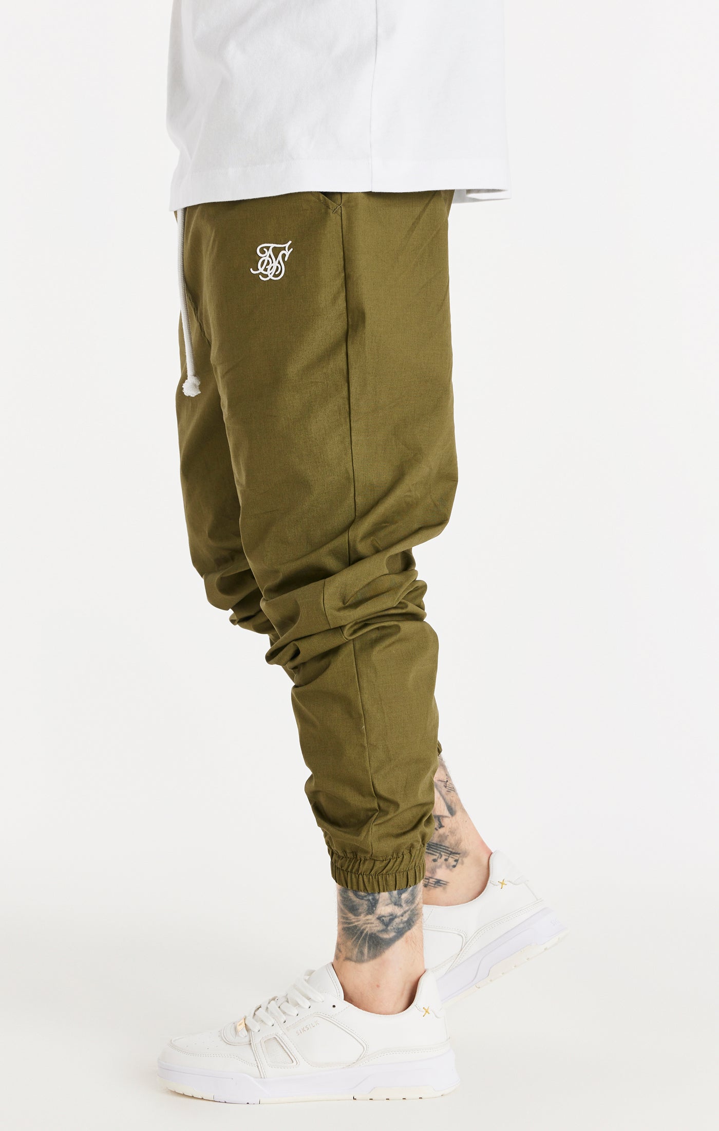 Load image into Gallery viewer, Khaki Essential Relaxed Trousers (1)
