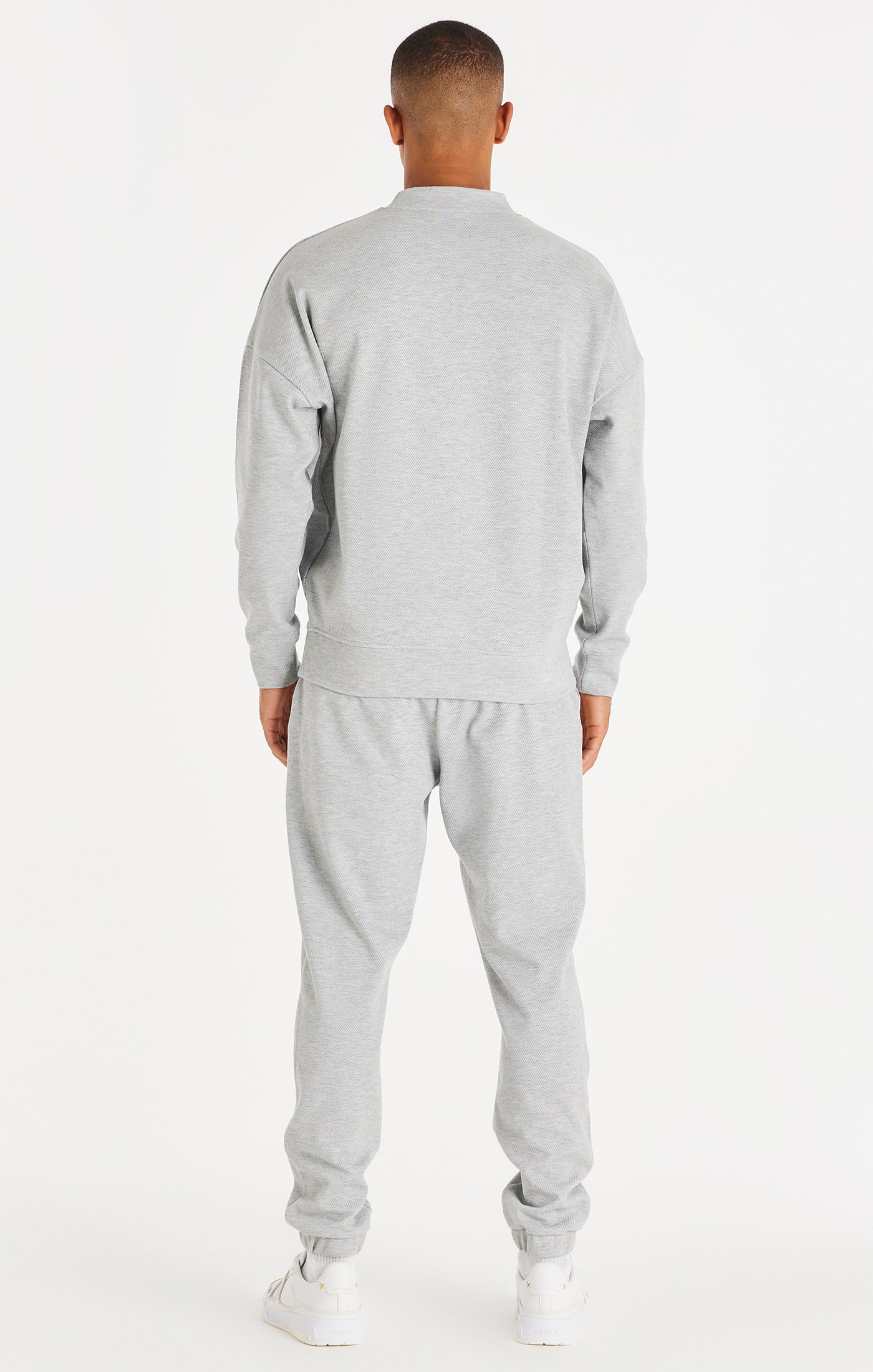 Load image into Gallery viewer, Grey Marl Textured Relaxed Jogger (4)