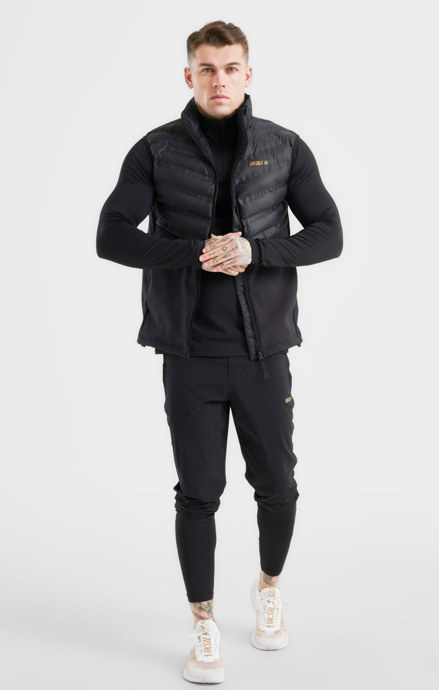 Load image into Gallery viewer, Black Sports Gilet (2)