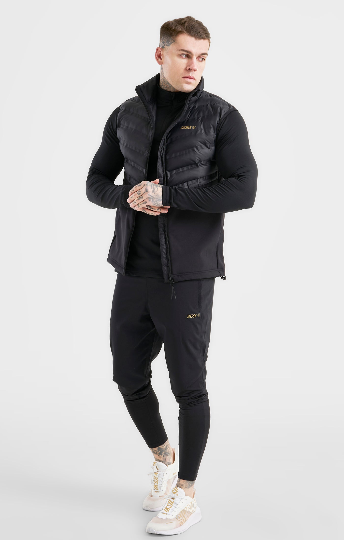 Load image into Gallery viewer, Black Sports Gilet (3)