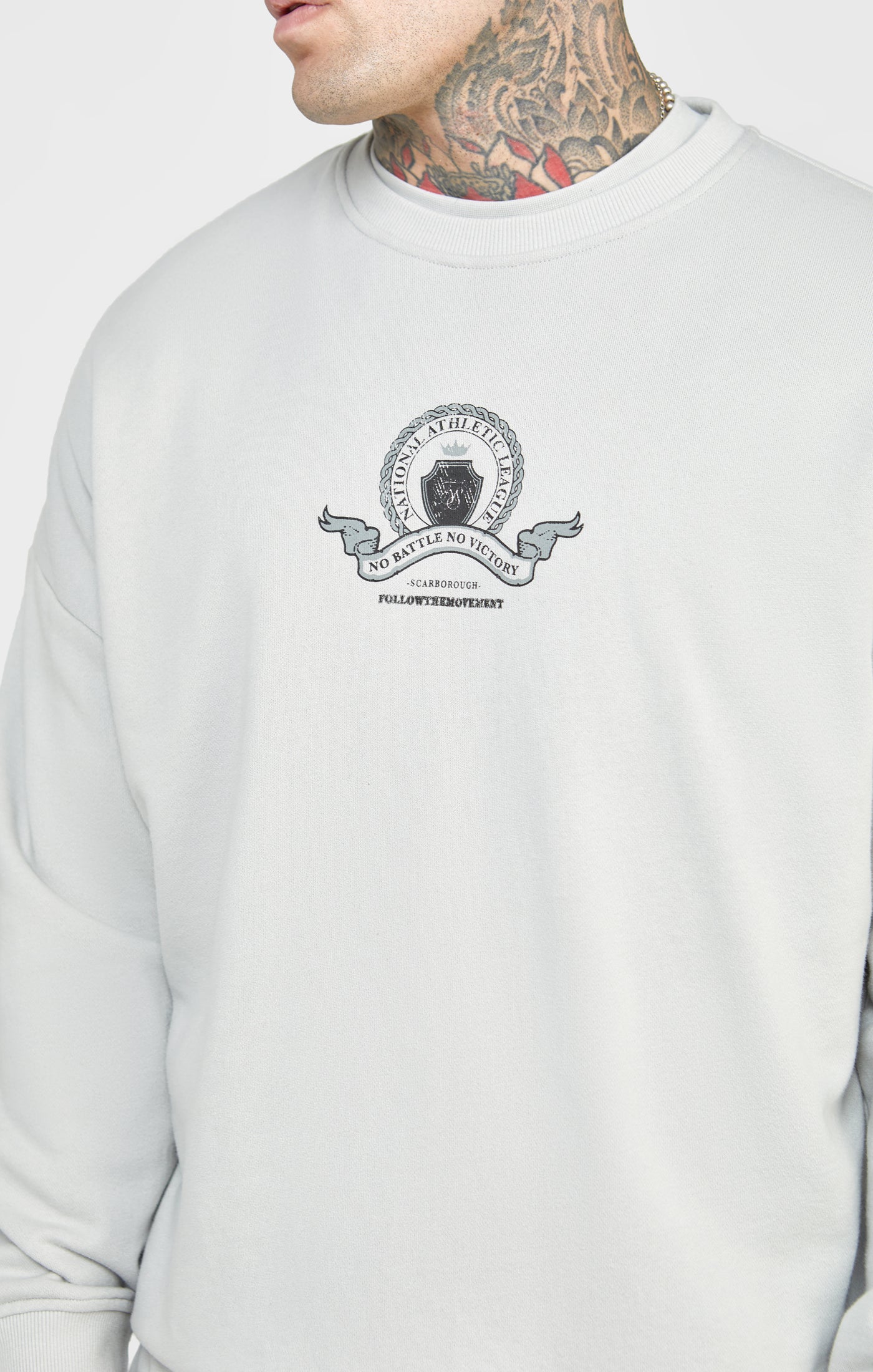 Load image into Gallery viewer, Grey Varsity Sweatshirt (1)
