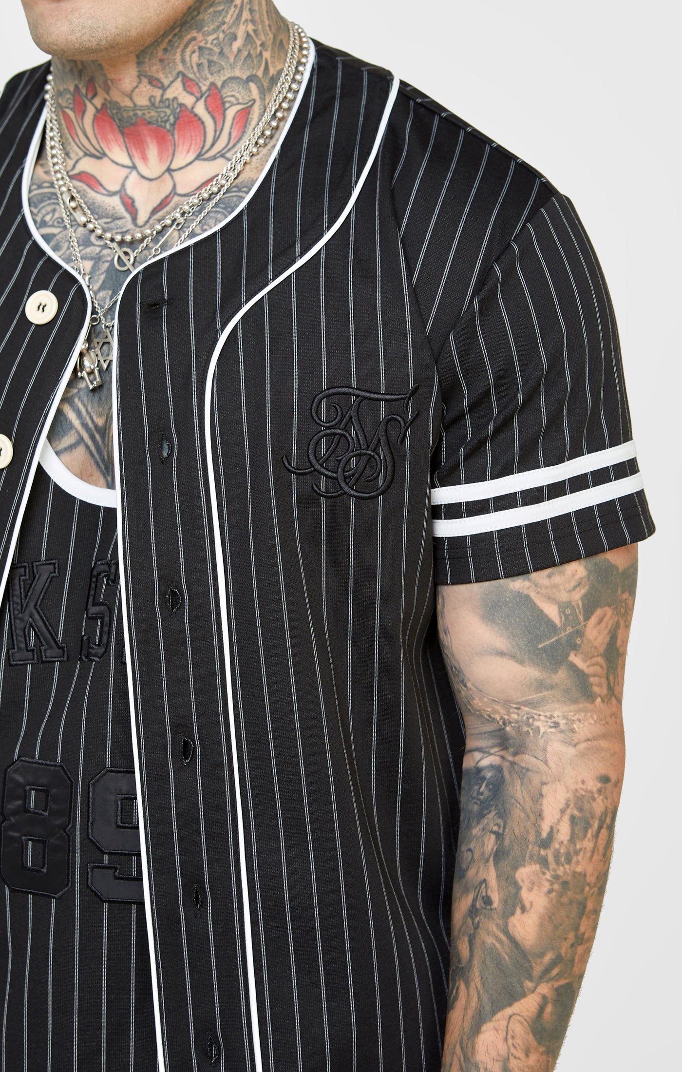 Load image into Gallery viewer, Black Baseball Jersey (1)