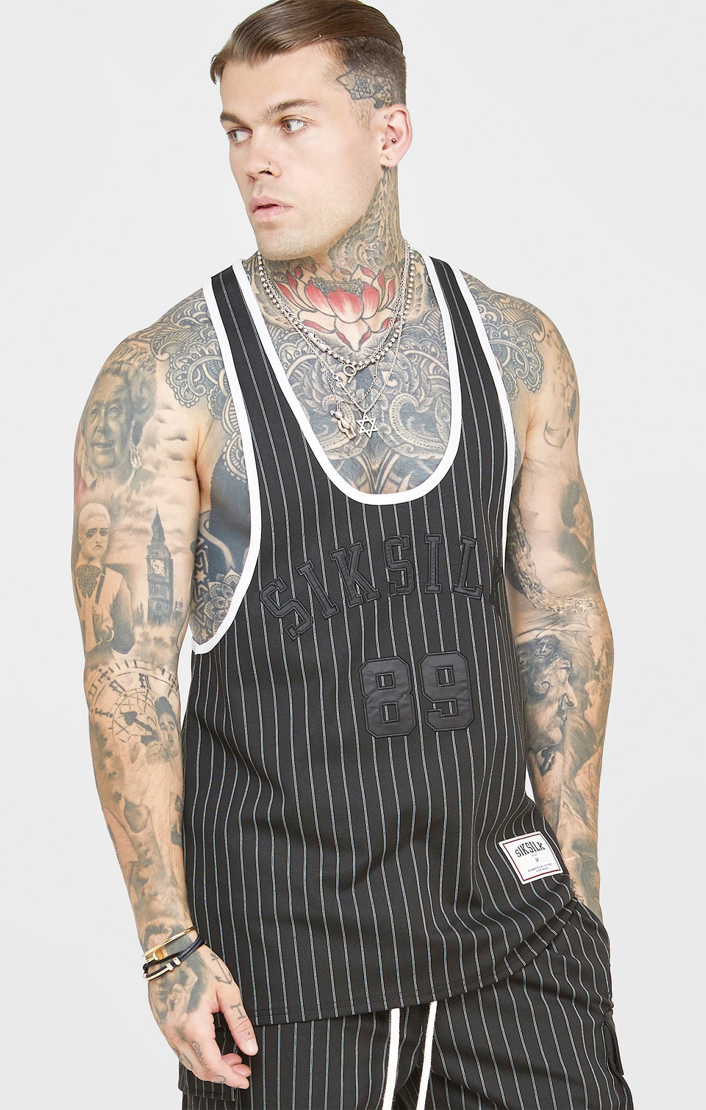 Load image into Gallery viewer, Black Anniversary Racer Back Vest