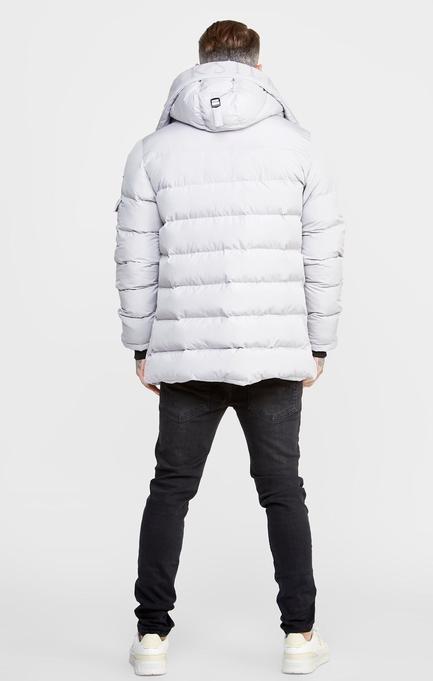 Load image into Gallery viewer, Grey Parka Jacket (4)