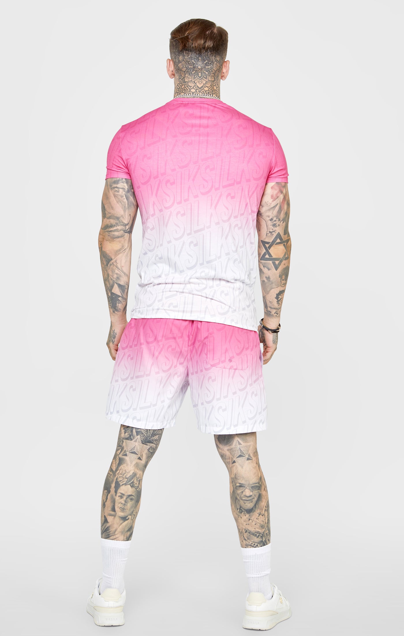 Load image into Gallery viewer, Pink Fade Muscle Fit T-Shirt (4)