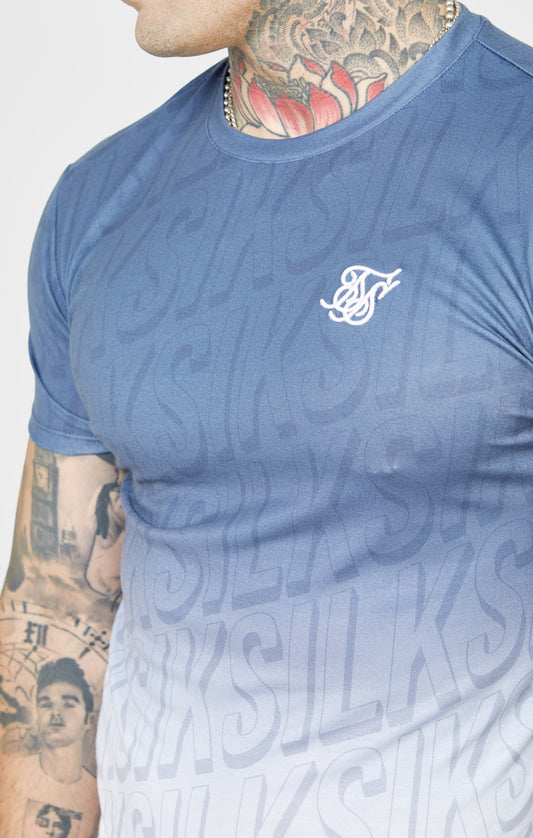 Navy Fade Muscle Fit T-Shirt