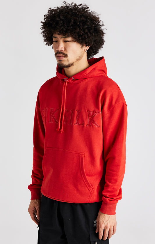 Red Applique Hoodie