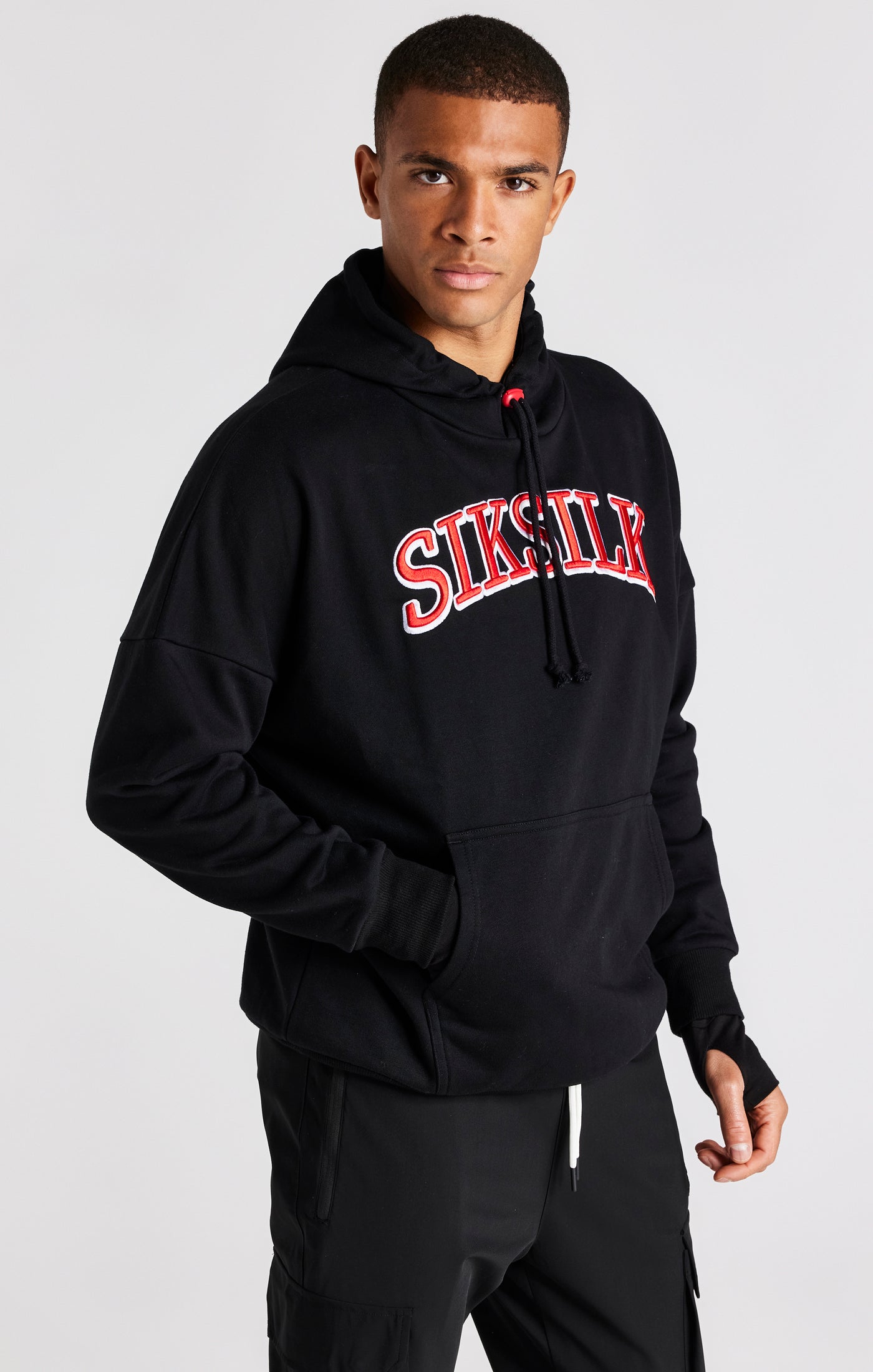 Load image into Gallery viewer, Black Oversized Hoodie (1)