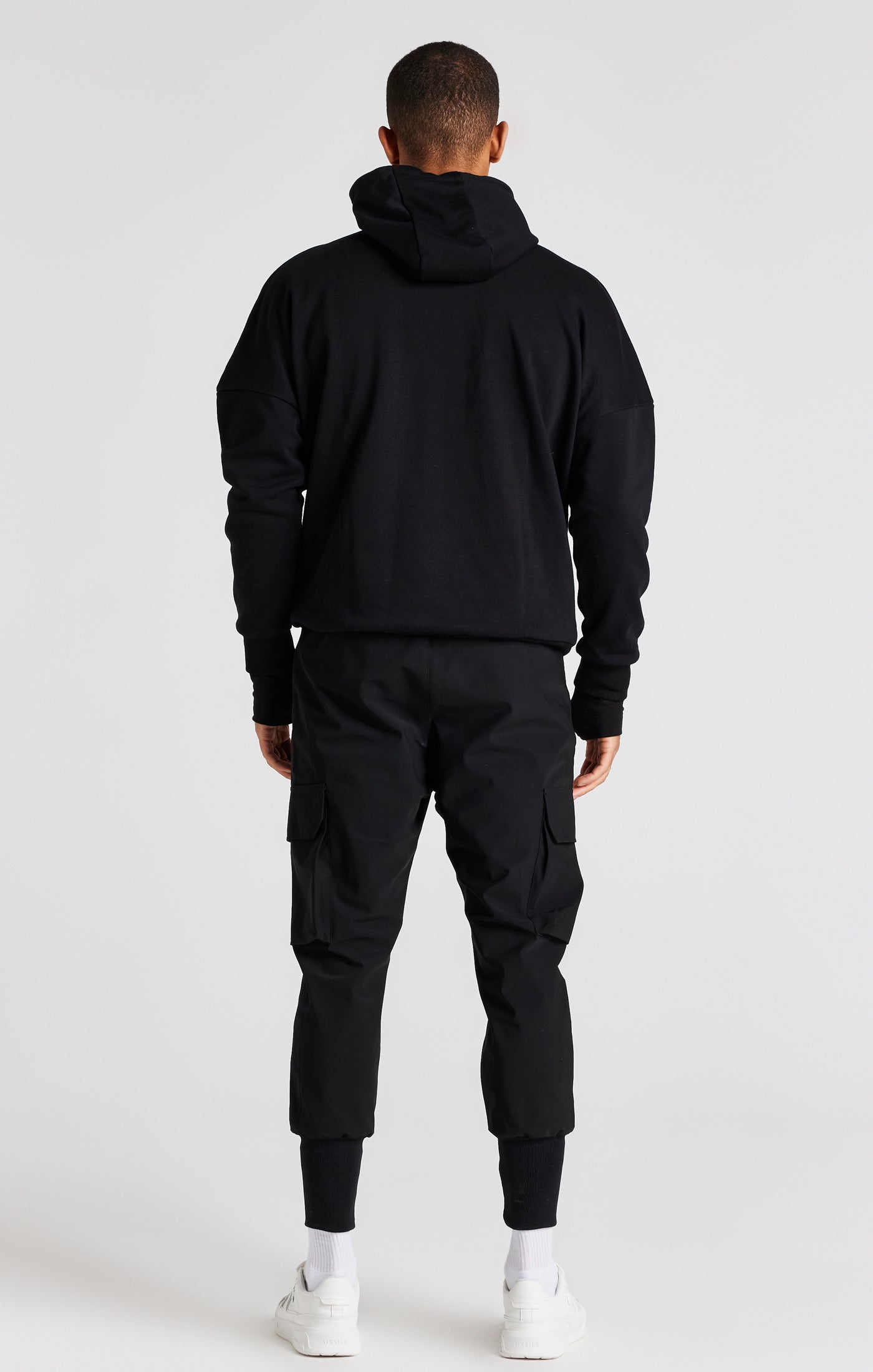 Load image into Gallery viewer, Black Oversized Hoodie (5)