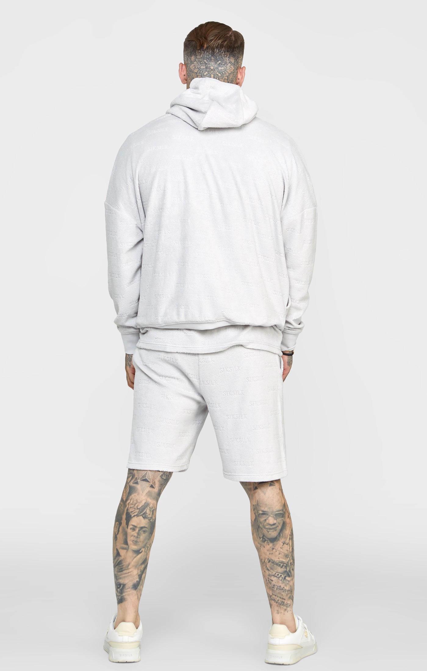 Load image into Gallery viewer, Grey Towelling Oversized Hoodie (4)