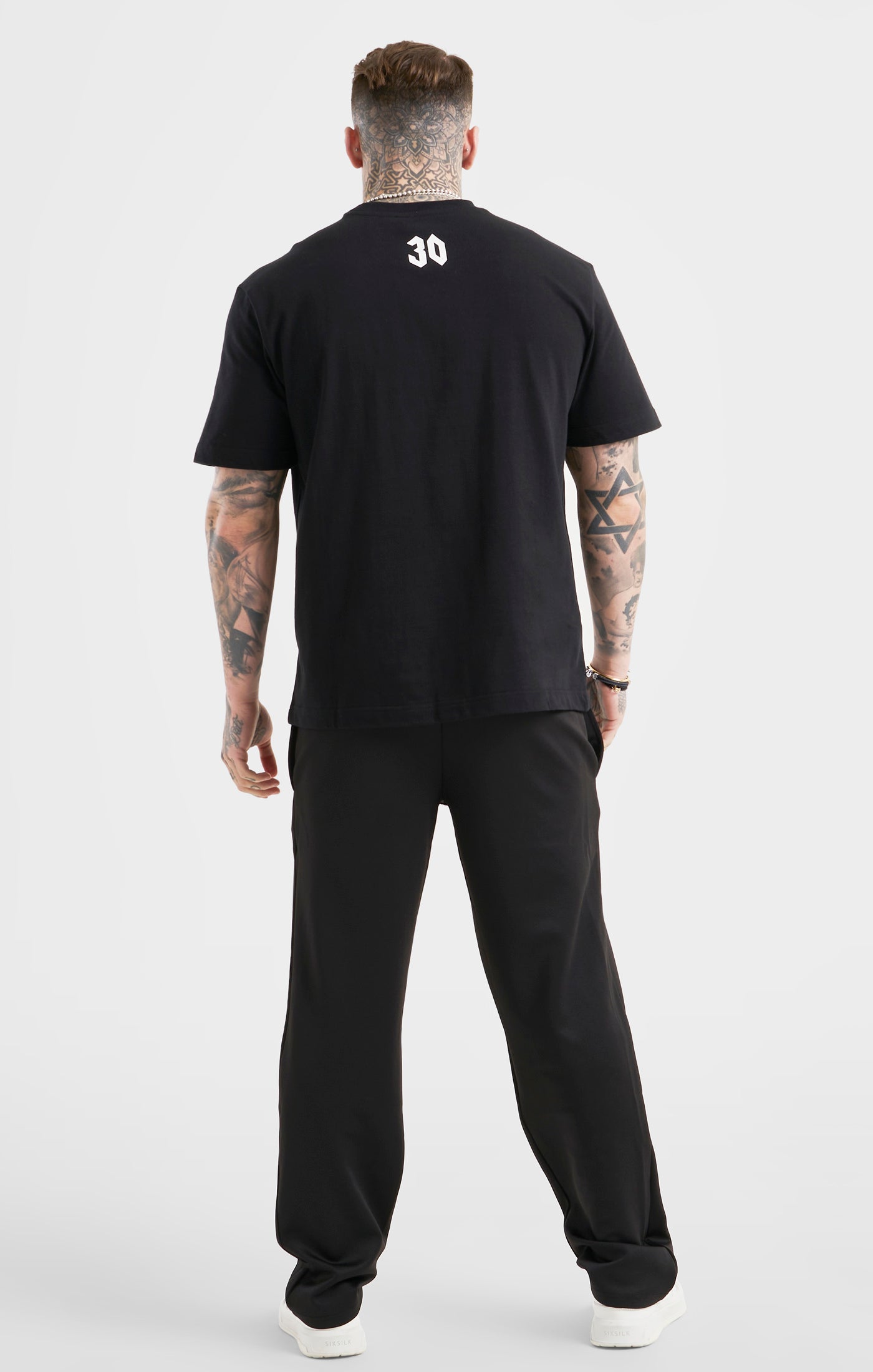 Load image into Gallery viewer, Messi x SikSilk Black Straight Leg Pant (4)