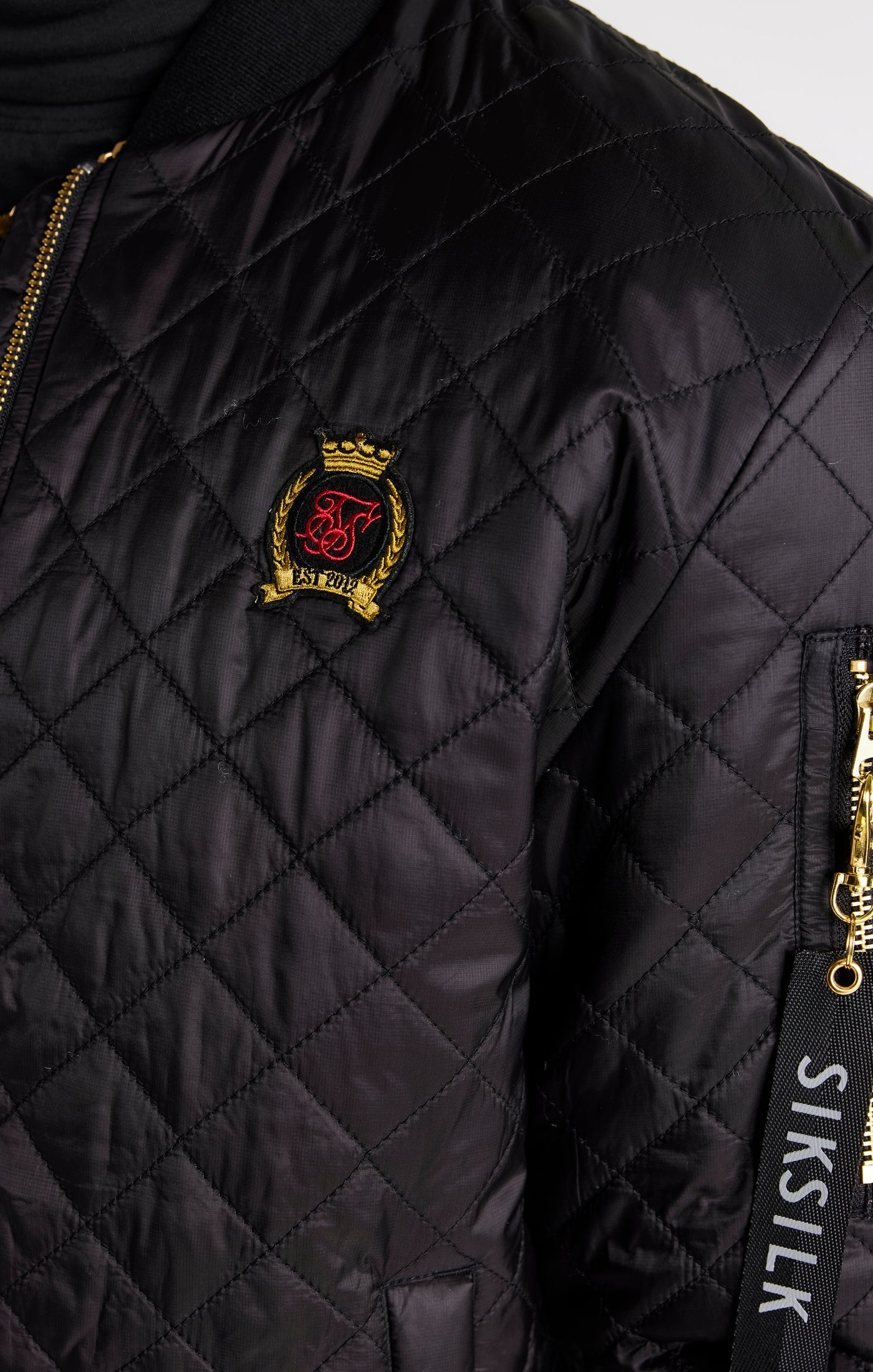 Load image into Gallery viewer, Black Quilted Jacket (4)