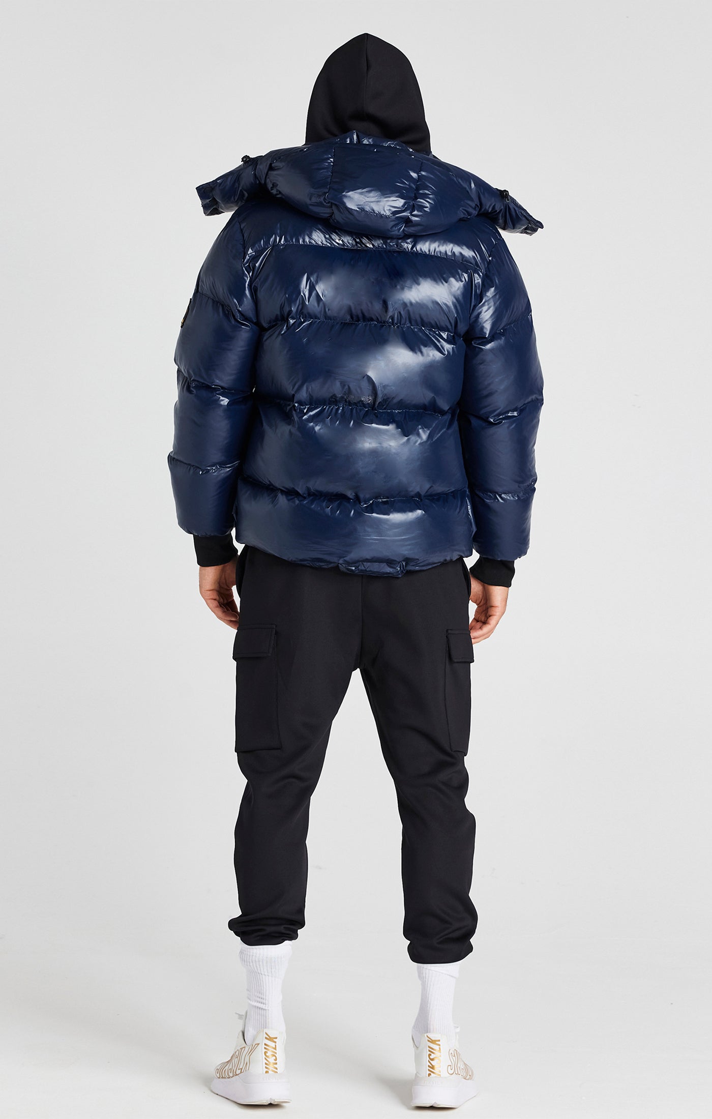 Load image into Gallery viewer, Navy Puffer Jacket (5)